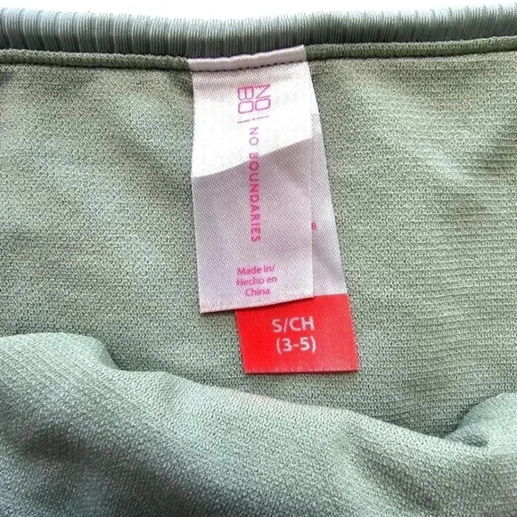 No Boundaries Gray Bikini Bottom Swimwear Swimsuit Size Small - Picture 3 of 5